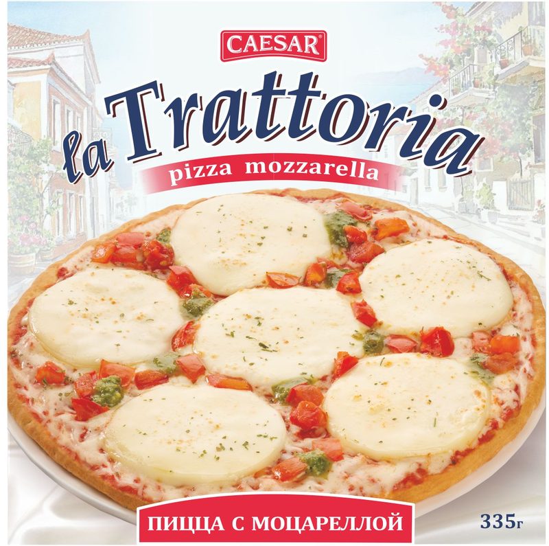 МР (Шок-Ц) Пицца La TRATTORIA с Моцарелой 335гр*5 (5) — оптом