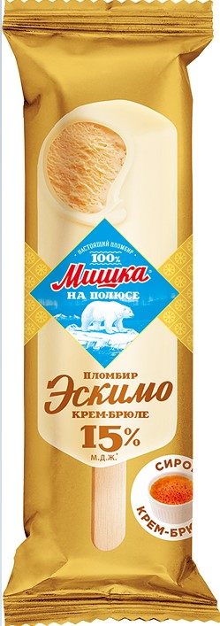 МП Эск МИШКА ГОРЯЧИЙ Белый Шоколад КРЕМ-БРЮЛЕ 65гр*24 — оптом