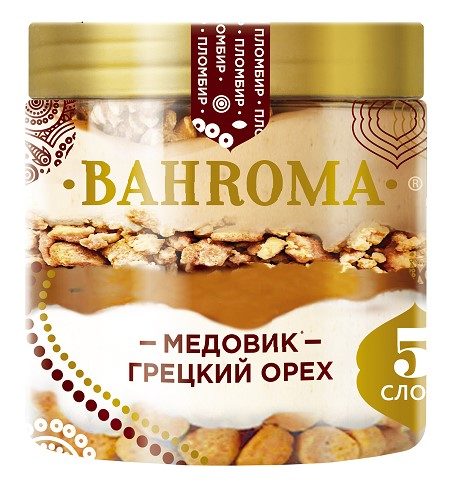 БМ Банка БАХРОМА Медовик-Грецкий орех 500мл*6 (2) — оптом