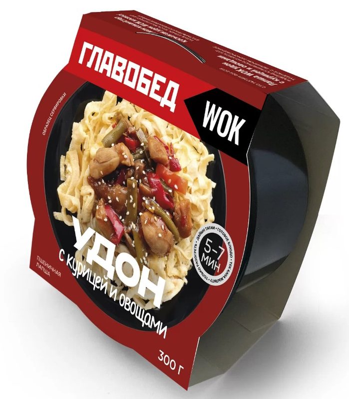 ГО Лапша WOK УДОН Курица с овощами 300гр*6 (4) — оптом