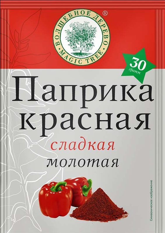 ВД Паприка красная сладкая молотая 30гр*30 (5) — оптом