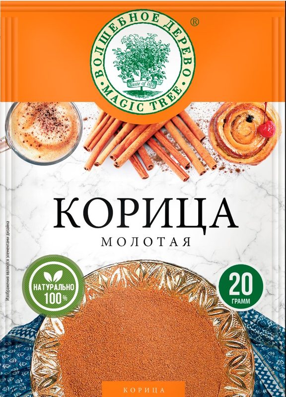 ВД Корица молотая 20гр*30 (5) — оптом