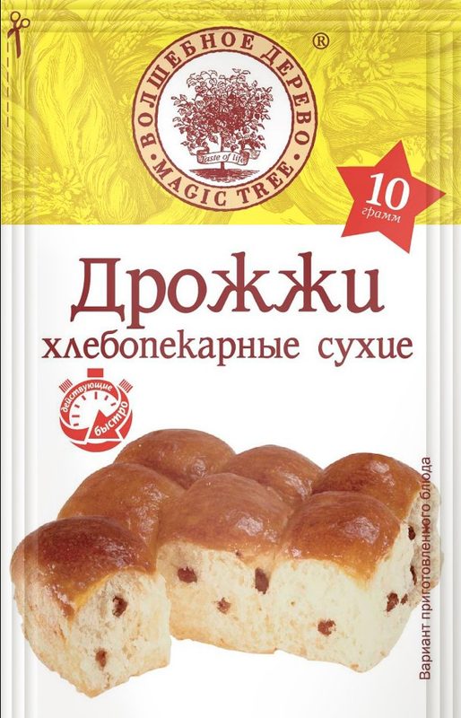 ВД Дрожжи хлебопекарные сухие 10гр*60 (5) — оптом