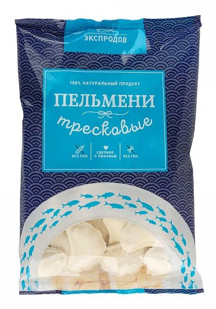 ЭП Пельмени ТРЕСКОВЫЕ (ЭКСПРОД) 500гр*8 (4) — оптом