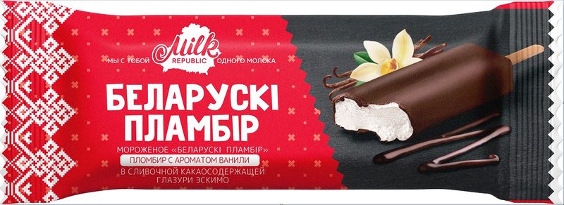 БЛ Эскимо MilkR плмбр ваниль в шоколадной глаз 80гр*36 — оптом