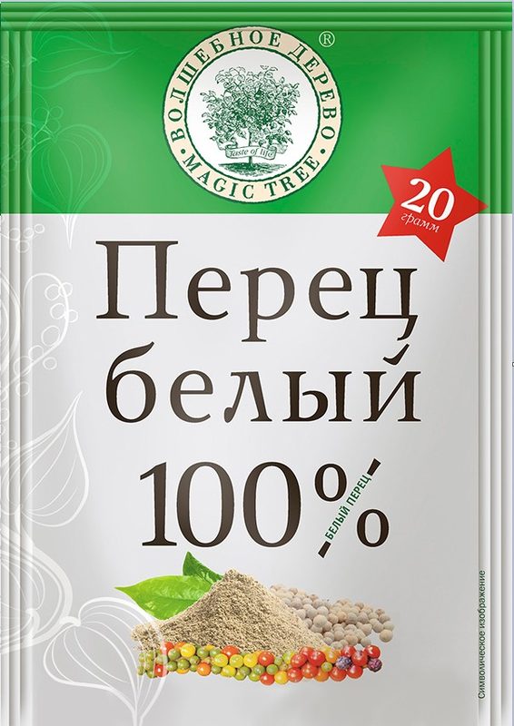 ВД Перец белый молотый 20гр*10 (5) — оптом