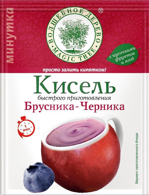 ВД Кисель Брусника-Черника быстр приготовл 30гр*30 (5) — оптом