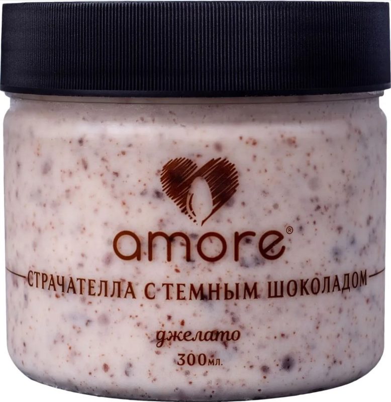 АМ Банка AMORE Страчателла-Темный шоколад 250гр*6 (2) — оптом