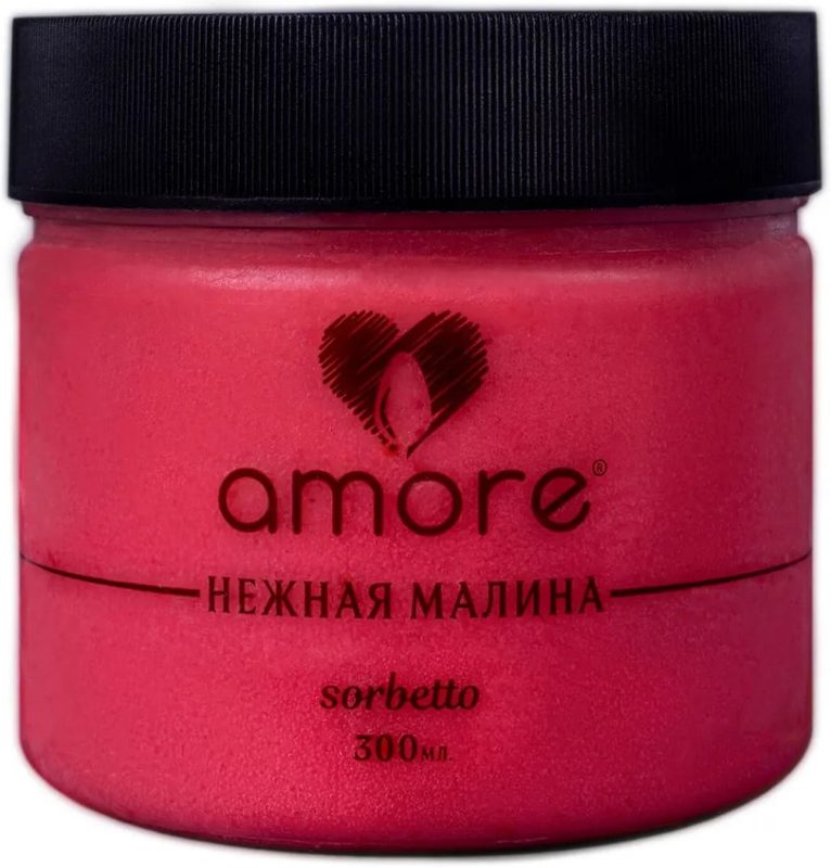 АМ Банка AMORE Сорбет Нежная Малина 250гр*6 (2) — оптом