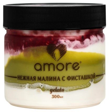 АМ Банка AMORE Нежная Малина-Фисташка 250гр*6 (2) — оптом