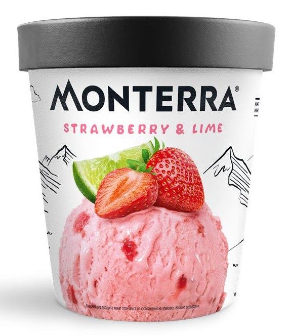 MONTERRA Клубника Лайм 480мл*8 (1) — оптом