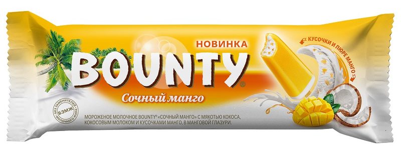 МS Эскимо BOUNTY Манго Сочный 64гр*24 — оптом