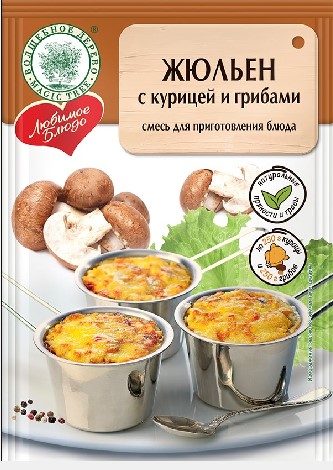 ВД ЛБ Смесь Жюльен с курицей и грибами 30гр*18 (5) — оптом