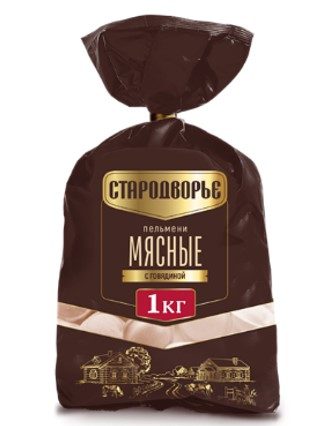 ГШ Пельмени СТАРОДВОРЬЕ Мясные с Говядиной 1кг*5 (4) — оптом