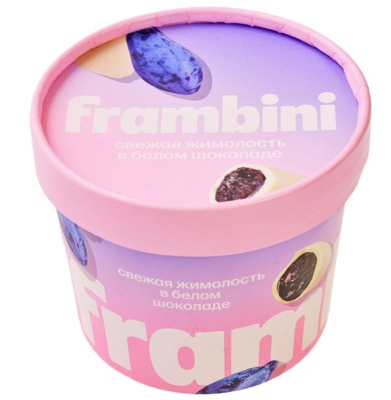 ФБ Жимолость FRAMBINI в белом шоколаде 130гр*12 (2) — оптом