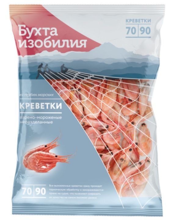 БИ Креветки 70/90 ОТБОРНЫЕ в/м 850гр*6 (1) — оптом