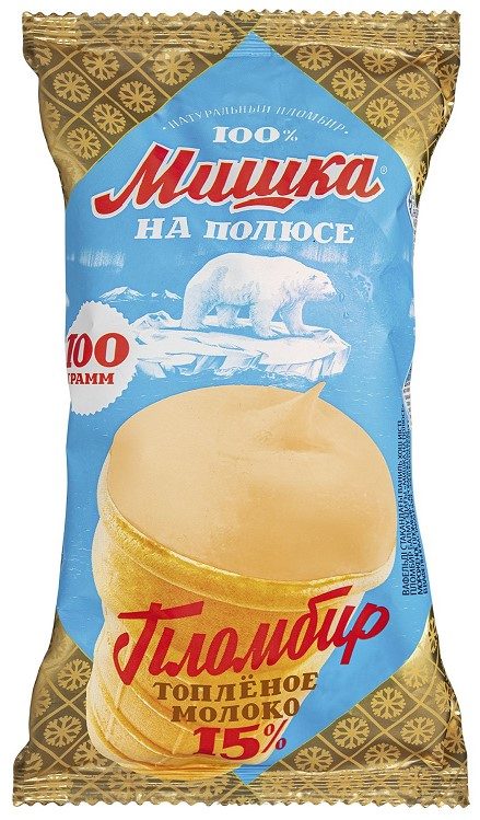 МП Стакан МИШКА Топлён Молоко пломб 100гр*36 — оптом