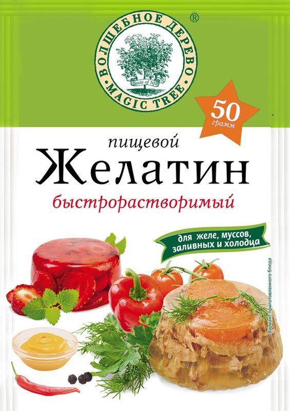 ВД Желатин пищевой 50гр*30 (5) — оптом