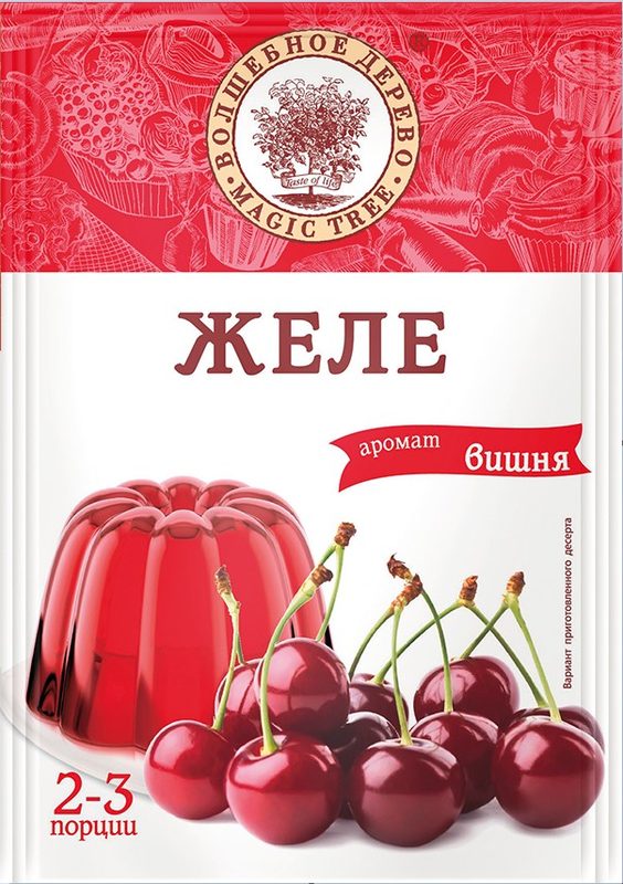 ВД Желе аромат Вишня 50гр*25 (5) — оптом