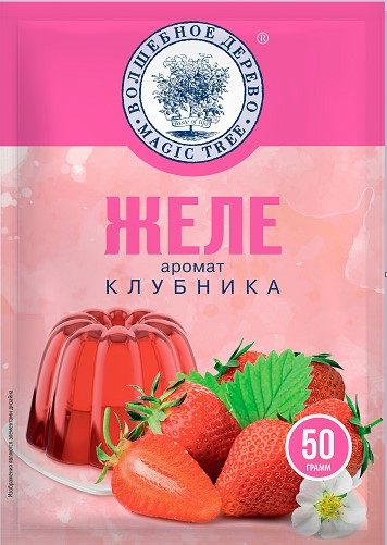 ВД Желе аромат Клубники 50гр*25 (5) — оптом