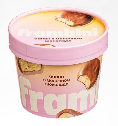 ФБ Банан FRAMBINI в молочном шоколаде 130гр*12 (2) — оптом