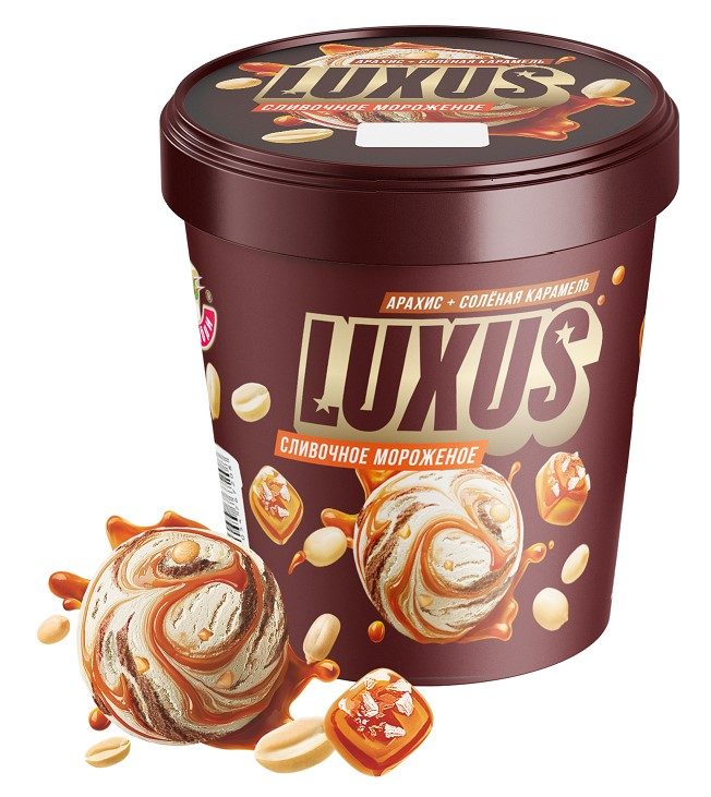 КО Ведерко LUXUS Арахис Карамель Нуга 300гр*6 (2) — оптом