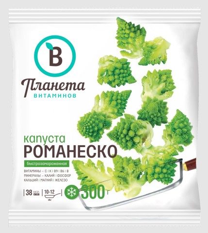 (АКЦ) ПВ Капуста РОМАНЕСКО 300гр*20 (5) — оптом