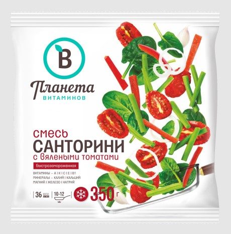 ПВ Смесь САНТОРИНИ с вялеными томат 350гр*20 (5) — оптом
