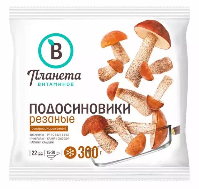 (АКЦ) ПВ Грибы Подосиновики резаные 300гр*20 (3) — оптом