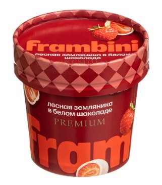 ФБ Земляника FRAMBINI в белом шоколаде 60гр*12 (2) — оптом