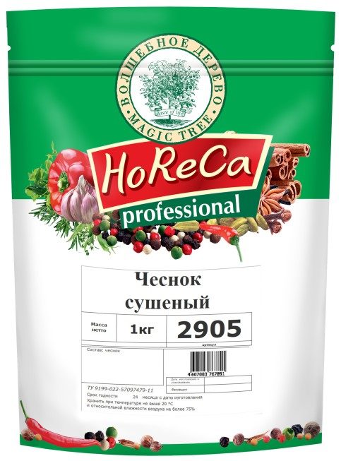 ВД HoReCa Чеснок сушеный (дой-пак) 1кг*4 (1) — оптом