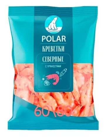 PL Креветки 60/80 Северные с пряностями в/м 400гр*6 (1) — оптом