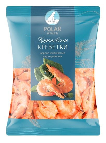 PL Креветки 31/40 Королевские в панц с/г в/м 800гр*8(1) — оптом