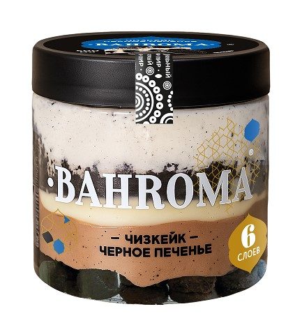 БМ Банка БАХРОМА Чизкейк-Чёрное печенье 500мл*6 (2) — оптом