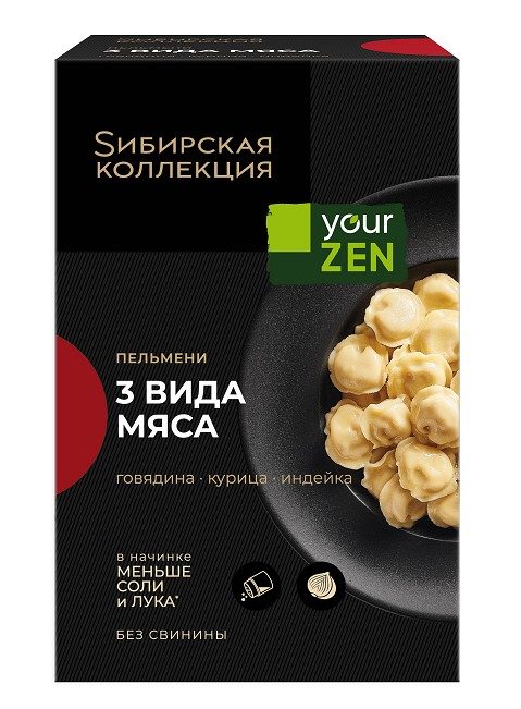 СК Пельмени YOURZEN 3 мяса 500гр*8 (4) — оптом