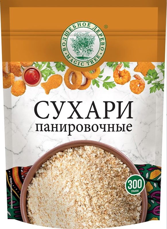 ВД Панировочные сухари Дой-пак 300гр*15 (5) — оптом