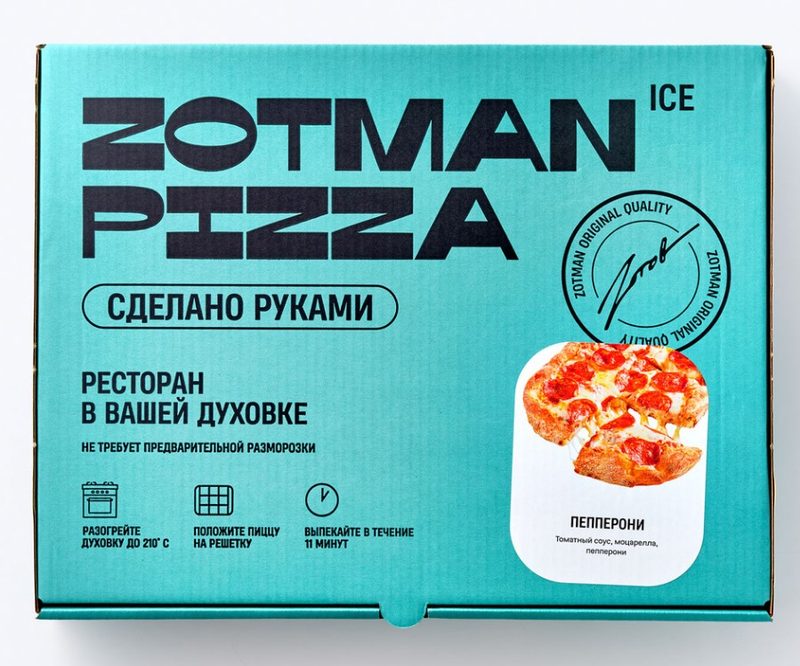 (АКЦ) ЗТ Пицца ZOTMAN Пепперони 400гр*10 (3) — оптом