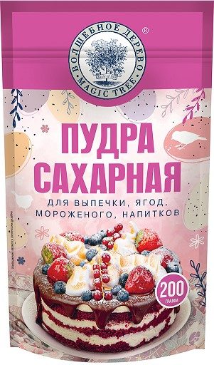 ВД Сахарная пудра Дой-пак 200гр*15 (5) — оптом