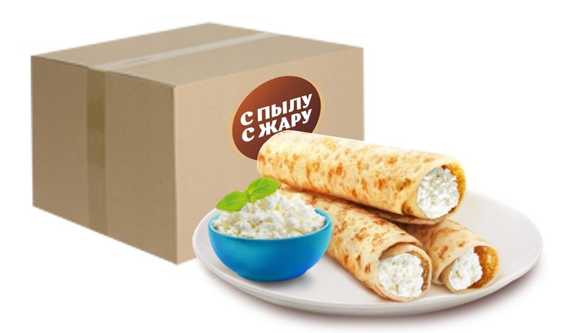 (вес) СПЖ Блины с творогом 6кг*1 — оптом