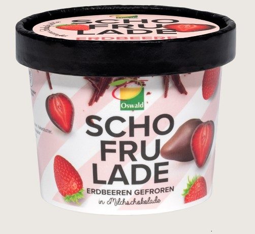 SF Клубника SCHOFRULADE в молочном шоколаде 130гр*8 (2) — оптом