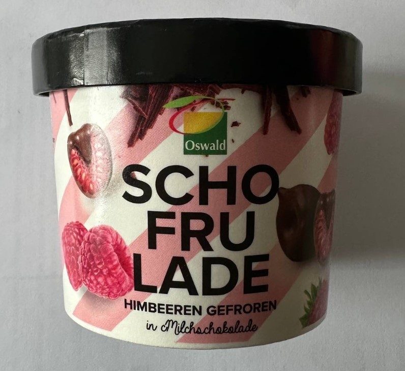 SF Малина SCHOFRULADE в молочном шоколаде 130гр*8 (2) — оптом