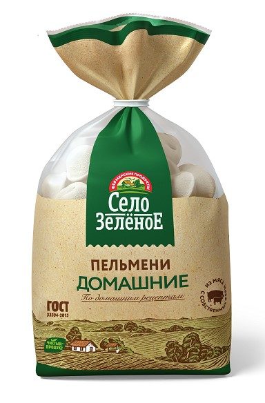 СЗ Пельмени СЕЛО ЗЕЛЕНОЕ Домашние 800гр*8 (4) — оптом