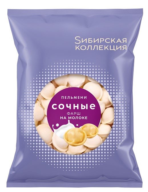 СК (СУПЕР-Ц) Пельмени Сочные ФАРШ на молоке 700гр*8 (8) — оптом
