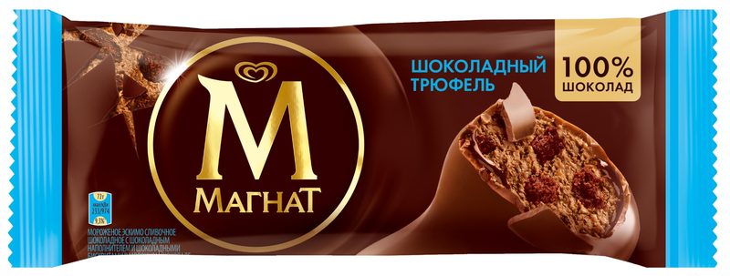 ИМ Эскимо МАГНАТ Трюфель Шоколадный 67гр*24 — оптом