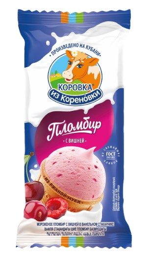 КК Стакан ВИШНЯ пломбир NEW 80гр*30 — оптом